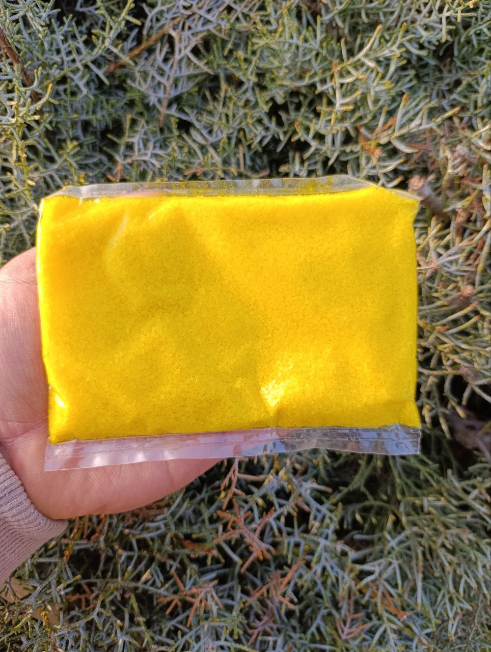 نمک رنگی - زرد